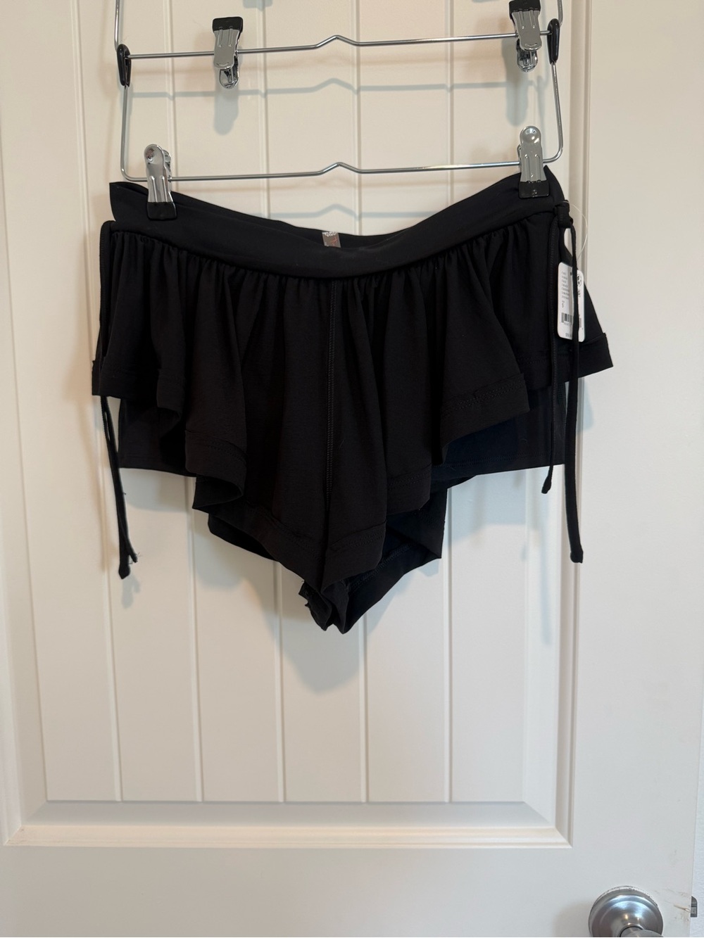 FP Movement by Free People Black Ruffle Skort